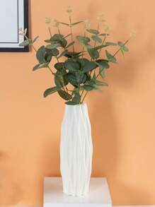 1 pezzo Vaso geometrico creativo, vaso per profumo di fiori per la decorazione della casa, vaso per fiori finti in plastica che imita la ceramica, adatto per soggiorno, camera da letto, ufficio, decorazione per feste e vacanze