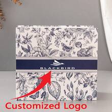 1 pieza Bolso de tote multifunción, bolsa de regalo con estampado floral vintage, bolsa de papel de moda de alta gama, bolsa para envolver regalos, logo personalizable