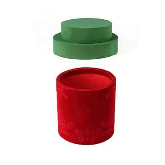 Round Foam Base For Floral Arrangement, Imitation Fresh Flower Basket, Flower Vase, DIY Floral Design Materials, Available In Multiple Sizes