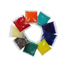 HAIYAN 5000 piezas Cuentas de agua azul para florero pe Bolas de Hidrogel  interiores exteriores niños Bolas de Hidrogel Bolas de Hidrogel Bolas de Hidrogel - Naranja - Ver 2