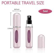 PortableRefillable Perfume Atomizer Bottle, Travel Size Refillable Perfume Refill Bottle - Perfume Atomizer Refillables, Scent Pump Case, Small Perfume Spray Bottle 4 Pcs Pack Of 5 Ml - Multicolor - View 3