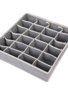 24-Compartment Foldable Underwear Organizer - Multicolor - View 10