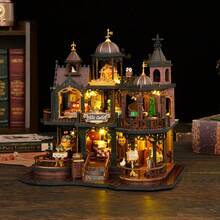 Edinhurgh Architecture Building Block Model, DIY Miniature Kit, Handmade Wooden Craft, Decor For Bedroom, Adults & Teens Christmas Birthday Gift - Multicolor - View 3