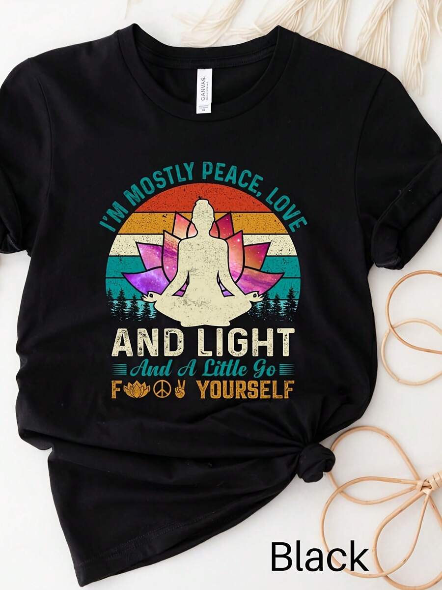 Women T-Shirts - 黑色5 - 查看 1