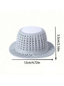 Collapsible Drain Cover Protector For Shower, Bathtub And Sink: Plastic Hair Catcher Strainer, Suitable For Flip-Up And Regular Drains - Multicolor - View 6