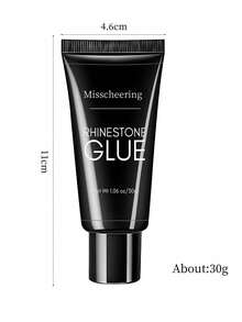 Misscheering 30克超强力假指甲胶水，柔软指甲贴纸凝胶，速干，适合美甲初学者 - 黑色 - 查看 6