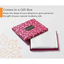 White Silk Pillowcase Standard Size - 100% Real Silk Smooth 20 X 26 Inch Pillow