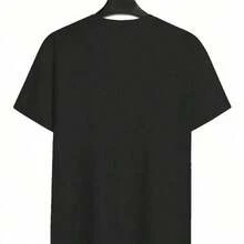 Trues Religions Summer T-Shirt Boys Supercool True Patch Tee Women's Men's Oversized Loose Top Hip Hop TRENDSSy Brand Men's Clothing- Women's 100% Cotton Vintage-Inspired Graphic Tee - Y2K Retro  Print-Bohemian - Black 11 - View 2