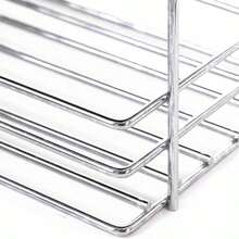 Back Of House Ltd Salt &Amp; Pepper, Spices, Seasonings Empty Rack - Stainless Steel Storage Rack Restaurant Kitchen - 12 Mini