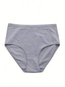 [8 piezas de calzoncillos de talle alto] 8 piezas de calzoncillos sencillos de talle alto, ropa interior cómoda, transpirable y con estiramiento, lencería y ropa interior para mujeres