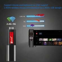 Q96 OHP A TV98 ATV 8K 迷你电视棒 Android 14 Allwinner H618 四核 Cortex A53 8K HDR 3D 语音遥控 WIFI 4G 5G BT5.0 智能高清播放器