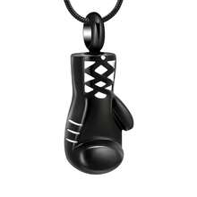 Boxing Glove Shape Stainless Steel Ashes Keepsake Cremation Jewelry For Ash Cool Cremation Pendants For Ashes Cremation Necklace - Gloves - View 7