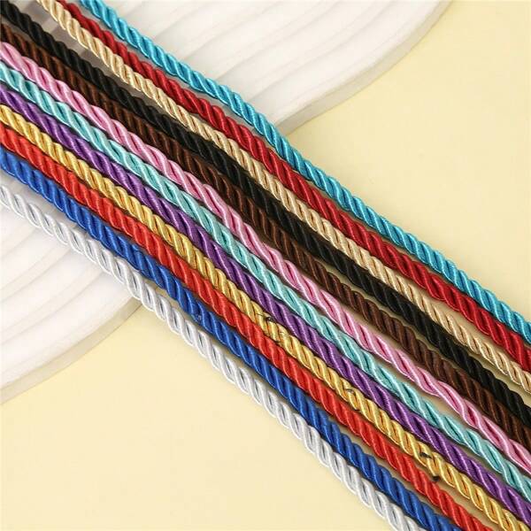5Yards 4mm Parachute Cord Lanyard Rope Mil Spec Type 3 Strand Climbing Camping Survival Equipment For Bracelet Rustic Home Decor