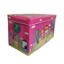 Organizador Taburete Plegable Infantil - Rosa - Ver 2