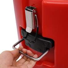 Insulated Bucket Commercial Food Warmer Stainless Steel Pot Large Capacity Cold And Hot Insulated Soup Carrier For Restaurants And Large Families 30L 27.24 QT Red