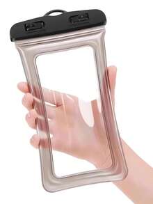 1pc Waterproof Bag Universal Waterproof Phone Pouch Airbag Waterproof Mobile Phone Bag Swimming Underwater Waterproof Phone Case Beach Cellphone Dry Bag For Smartphone Sports Bag Sport Bag Holiday Travel Vacation Summer Swimming Bag Holiday Purse Wallet For Outdoor Sport Pool - Multicolor - View 7