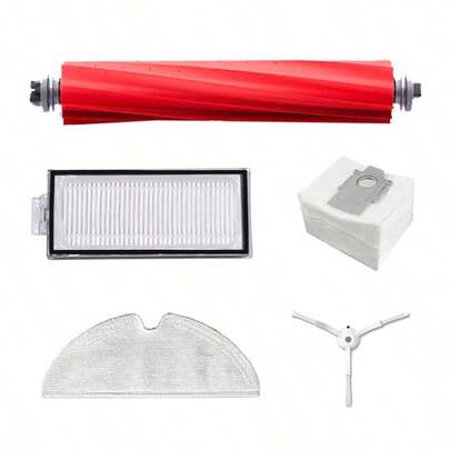 För Roborock Q7 Max Q7 Max+ T8 Ersättningsfilter Huvudsidoborste Tyg Dammpåse Delar Dammsugare Tillbehör