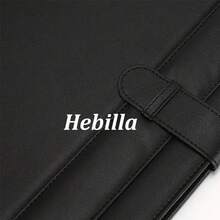 FELIN Carpeta Portafolio Profesional, Carpeta de Documentos, Carpeta Organizadora con Calculadora y Almohadilla de Escritura, para Carpetas de Presentación, Tarjetas de Visita,Oficina Trabajo Uso Escola. - Negro - Ver 7