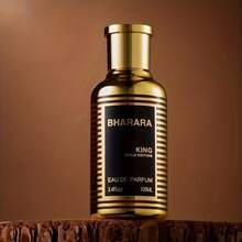 BHARARA KING Golden EDITION, Premium Cologne For Men, Citrus & Coconut Duo, Have Refillable Perfume Bottle Travel, 3.38oz EDP - 1個 - 查看 4