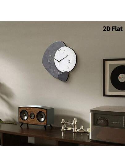 1pc Nordic Creative Simplicity Wand Clock, Super Silent Quartz Movement, No Ticking, ating Clocks In Living Rooms,Bedroom Room, Offices, Restaurant, Cafes, Perfect ative Friends Family Home Room view 10