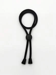 蓬松卷发救星！弹力发带，卷发专用，使用方便，抓力强，时尚黑色，提升你的非洲式发型，马尾辫固定器，发圈，发绳 - 黑色 - 查看 5