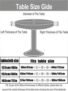 Soft Glass PVC Round Tablecloth Waterproof, Anti-Oil, Anti-Scalding, Wash-Free Round Table, Transparent Table Mat, Desktop, Household Tablecloth