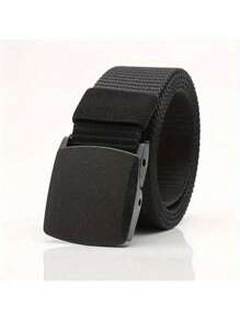 Men's Belt Tactical Belt, Military Hiking Gear "Nylon Mesh Work Belt With Heavy Quick Release Buckle.