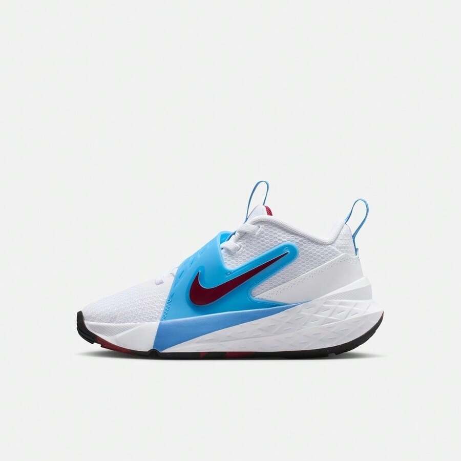 Nike Toddler TEAM HUSTLE D 12 (PS) Mid-Top Casual Sneakers HF6280-102 - White - View 1