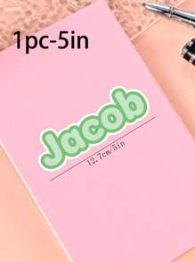 100/50/20/10/1 Pc Customized Name Personalized Stickers - Cartoon Font - Colorful And Variegated Personalized Laptop Stickers, Water Bottle Name Stickers - Suitable For Holiday Gifts, Daily Decorations, Notebook Stickers, Candy Baking Packaging Bag Decorations, School Supplies, Back To School, Multi-Functional, Ornamental, Reusable, Modern, Colorful, Cute, Vintage, Cartoon, Kawaii, Custom, Personalized, Unique, Customized, Workers, Clients, Students, For Business/Work/ Office, For School, Desert Fall Cozy