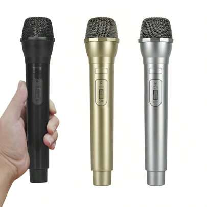 1個 シミュレートマイクロホンのプロップ、サイレントマイク、本格的な歌手のマイクと同じ外観の芸術的なデコレーションピース、ホリデーのパフォーマンスやコスチュームパーティー、ステージリハーサル、写真撮影、クラフト装飾に適しています