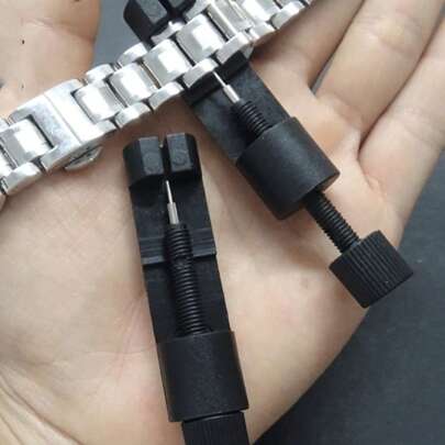 1/5/10pcs Solid Stainless Steel Watchband Length Adjuster, Watch Adjuster, Watch Remover, Watch Repair Tool