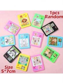 Christmas Decoration 3pcs/10pcs Cute Animal Jigsaw Puzzle Toys - Perfect Birthday Party Favors, Pinata Fillers, And Easter Gifts (RandomColors)