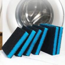 PETSIN Khối làm sạch bọt biển loại bỏ lông thú cưng, Loại bỏ lông thú cưng nhanh chóng, Miếng bọt biển vệ sinh gia dụng có thể tái sử dụng, Khối bọt biển giặt chống giặt, Thích hợp cho máy giặt - Nhiều màu - Xem 4