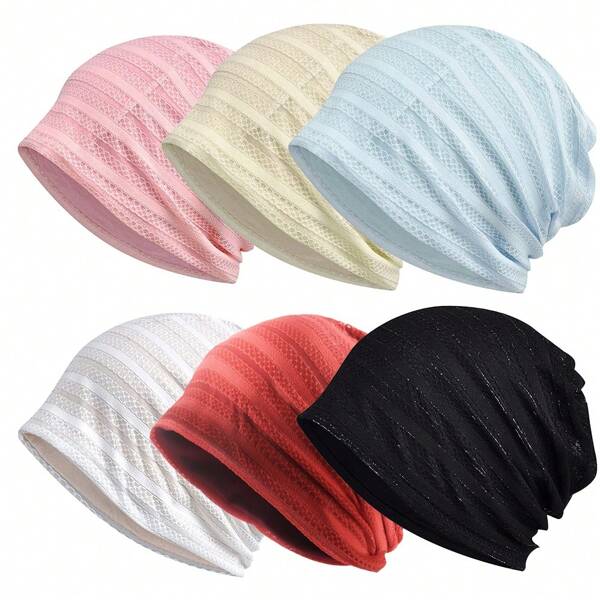 Gorro holgado y ligero para hombres y mujeres, gorro de calavera extra grande y fino para quimioterapia, gorro para dormir por la noche apto para todas las estaciones
