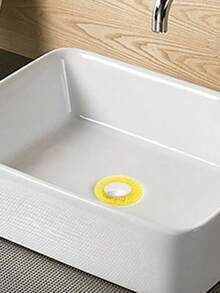 48 件/套厨房和浴室水槽毛发收集海绵 - 防堵塞配件，适用于浴室水槽、浴缸和淋浴 - 彩色 - 查看 4