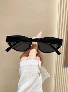 1 unisex ovaler Kunststoffrahmen Mode Brille, klassischer Boho-Stil, geeignet für Party, Sport, Ausflüge, Festivals, Reisen, Strand, Fahren, Straße, Urlaub, Sport, Angeln, Outdoor-Aktivitäten, Streetstyle Accessoires