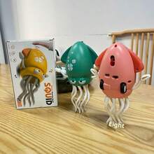 1 件神奇跳舞章鱼/水母塑料电动玩具 - 传感器避障，互动玩具，节日、派对、生日、万圣节、圣诞节的完美礼物 - 彩色 - 查看 8