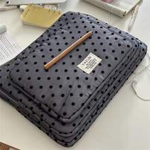 韓式刺繡波點通勤筆電包，適用 11/13/15 吋筆電與平板，適合學生、上班族，開學季適用 - 彩色 - 查看 10