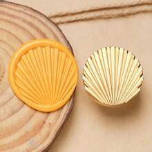 1 Pc, Cute Texture Series Wax Stamp Head, Removable Wax Stamp Head For Footprints/Grids/Leaves, Suitable For Envelope Letter/Invitation Letter/Party/DIY Craft Stamp Decoration/Gift Decoration/Various Holiday Gifts,For School Supplies,Back To School