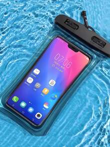 1pc Waterproof Bag Universal Waterproof Phone Pouch Airbag Waterproof Mobile Phone Bag Swimming Underwater Waterproof Phone Case Beach Cellphone Dry Bag For Smartphone Sports Bag Sport Bag Holiday Travel Vacation Summer Swimming Bag Holiday Purse Wallet For Outdoor Sport Pool - Multicolor - View 4