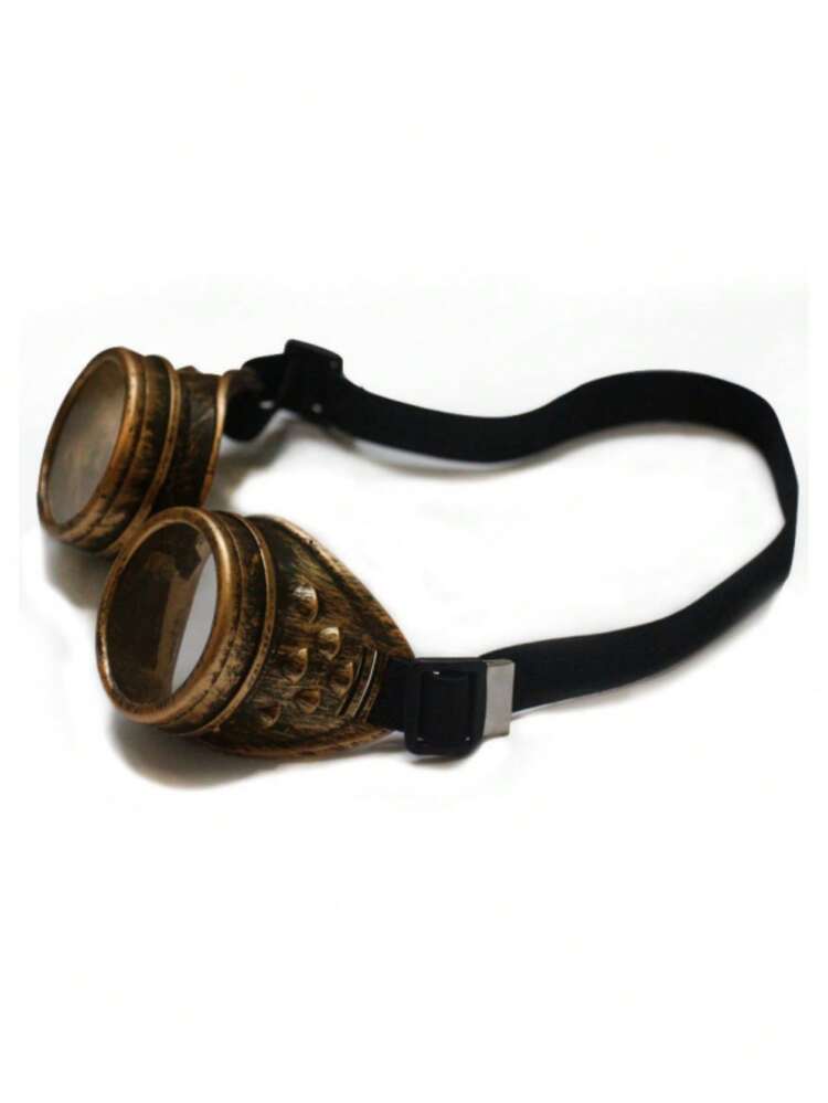 1 pieza Gafas estilo steampunk, gafas vintage, accesorio de cosplay para fiesta de Halloween. Nota: Puede haber una ligera diferencia de color con respecto al producto real debido a las condiciones de iluminación y visualización. - Multicolor - Ver 9