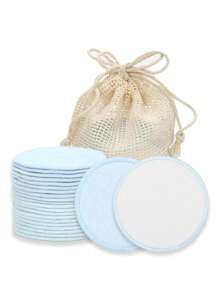 5/10/20pcs Reusable Makeup Remover Pads, Washable & Gentle On Skin, Quick Makeup Removal, Suitable For All Skin Types.,Makeup,Cheap,Room Decor,Vanity,Travel,Bedroom,Makeup Accessories,Puff,Makeup Blender,Powder Puff,Makeup Sponge