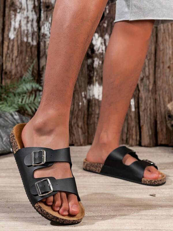 Women's Comfortable Retro Open Toe Slippers - Breathable & Durable PVC Sole, Buckle Strap, Comfortable Walking Shoes - Women's Beach One-Strap Casual Sandals, Suitable For Indoor And Outdoor Use