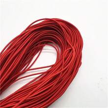 5yards/Lot 1.5mm Strong Round Elastic Ribbon Sewing Elastic Band Fiat Rubber Band For Waist Band Stretch Rope DIY Mask Lanyard
