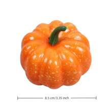 Grande citrouille géante en résine pour Halloween | Tête de crâne effrayante avec des traits de visage inquiétants, design creux pour la décoration intérieure/extérieure festive, décoration d'Halloween | Design de citrouille inquiétant | Texture sculptée, décorations d'Halloween, décoration d'automne