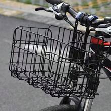 Cesta delantera de bicicleta de mimbre para mujeres y hombres, cesta de bicicleta tejida a mano, cesta delantera desmontable de mimbre para manillar de bicicleta. Se adapta a la mayoría de las bicicletas, bicicletas de paseo, bicicletas eléctricas, bicicletas de carretera, contenedor de almacenamiento para el manillar con 2 correas ajustables. - Marrón - Ver 3
