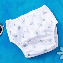 1件装可重复使用防水游泳尿布，适合9个月至3岁的幼儿 - 彩色 - 查看 14