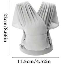 Canguru Ajustável para Bebê, Design Ergonômico Macio e Respirável, Assento de Quadril para Recém-Nascidos e Bebês, Mochila de Tecido de Tela