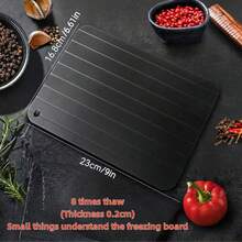 Aluminium Alloy Rapid Defrosting Tray, Household & Commercial Kitchen Meat, Seafood Defrosting Plate - Multicolor - View 13