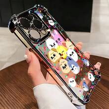 Fundas para Teléfono Móvil de Dibujos Animados Strays para Niños, Carincho y Adorable, para iPhone 16 15 14 13 12 11 Pro Max X XR XSMAX 8 24 Plus, Cubierta Trasera Suave Anticaída y Transparente - Color 1 - Ver 6